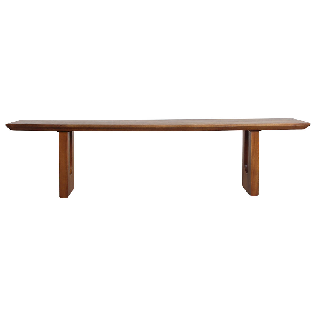 Aurea Chamfered mango wood dining bench - 200 cm
