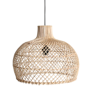 Solea rattan pendant lamp natural - Ø 42x36 cm
