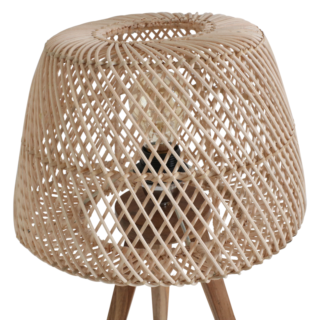 Solea rattan table lamp