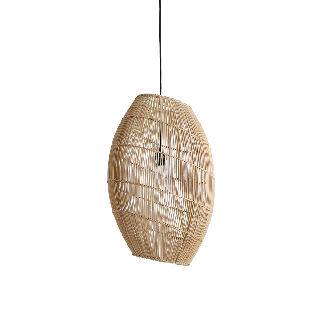 Luna rattan pendant lamp Halo - Ø 40x60 cm