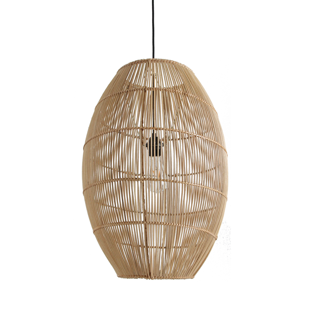 Luna rattan pendant lamp Halo - Ø 40x60 cm