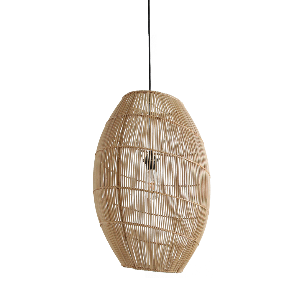 Luna rattan pendant lamp Halo - Ø 40x60 cm