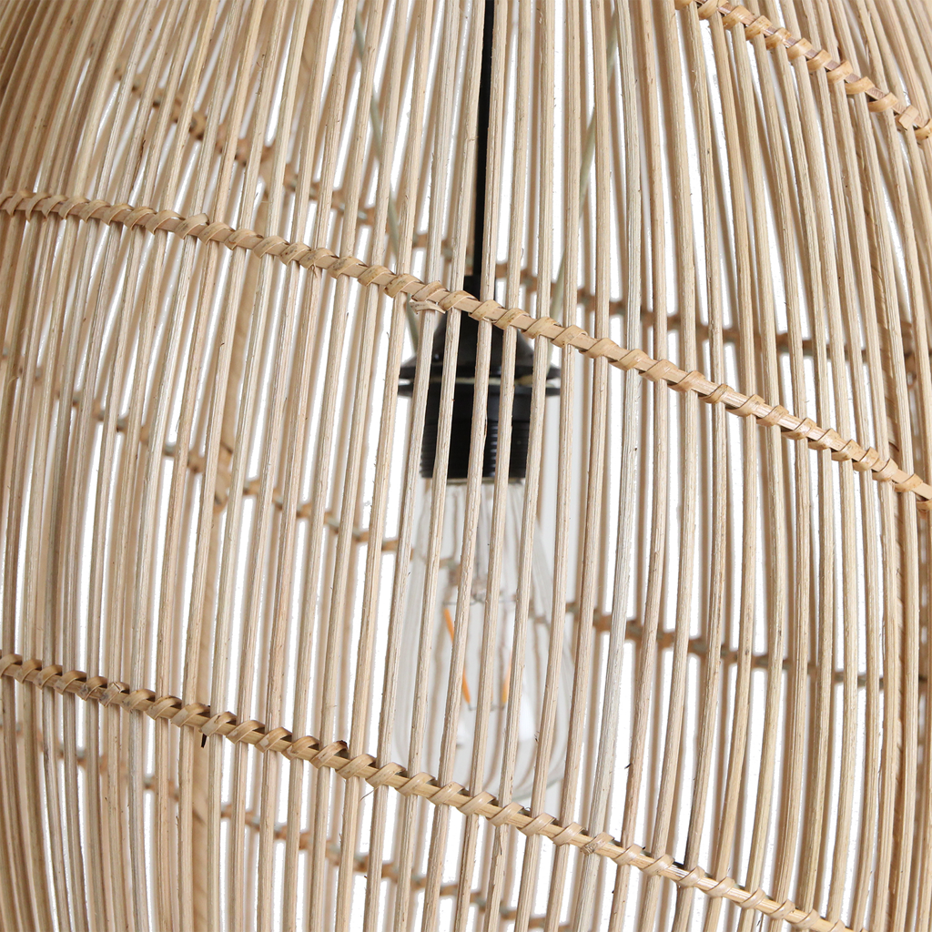Luna rattan pendant lamp Halo - Ø 40x60 cm