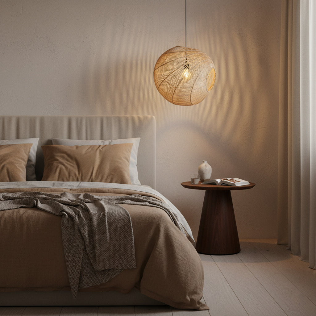 Luna rattan pendant lamp Sphere - 50 x 52 x 50 cm