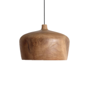 Sirocco teak pendant lamp Dome - Ø 30 x 20 cm