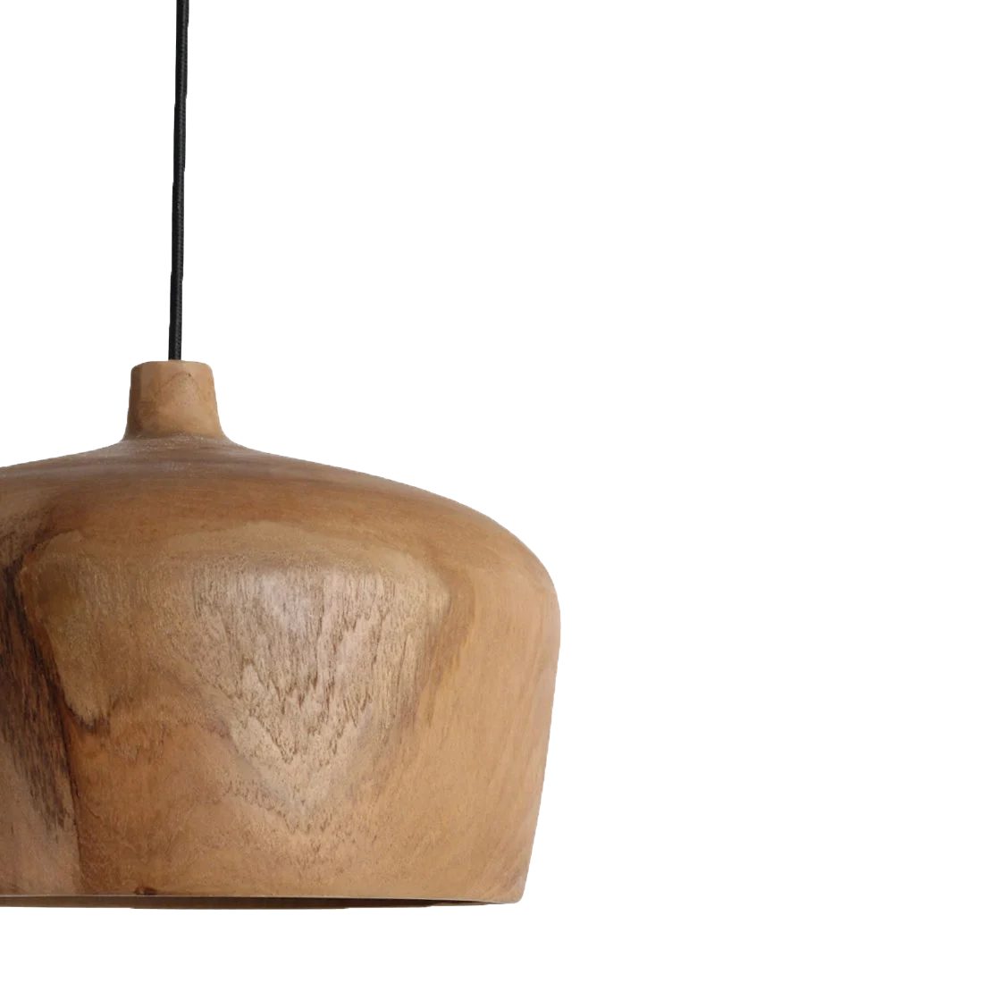 Sirocco teak pendant lamp Dome - Ø 30 x 20 cm