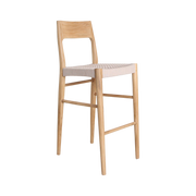 Freya outdoor teak bar stool