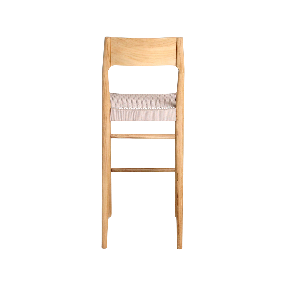 Freya outdoor teak bar stool