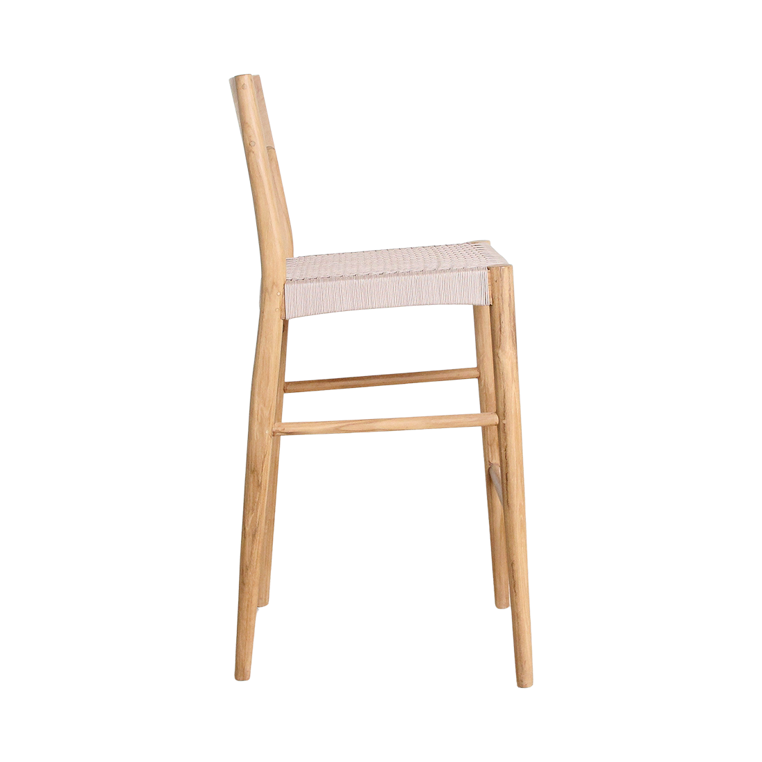 Freya outdoor teak bar stool
