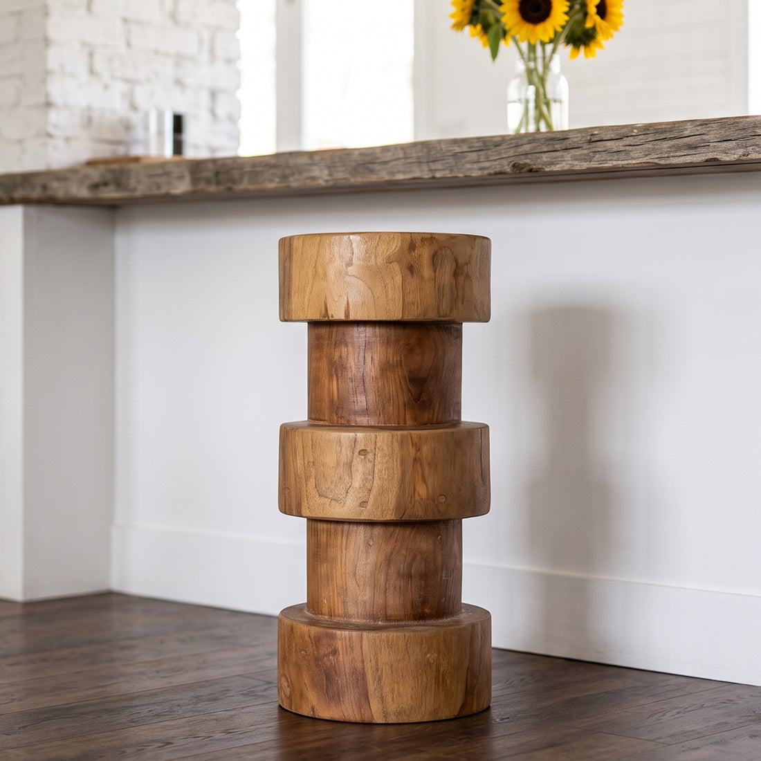 Forma teak bar stool Totoma natural