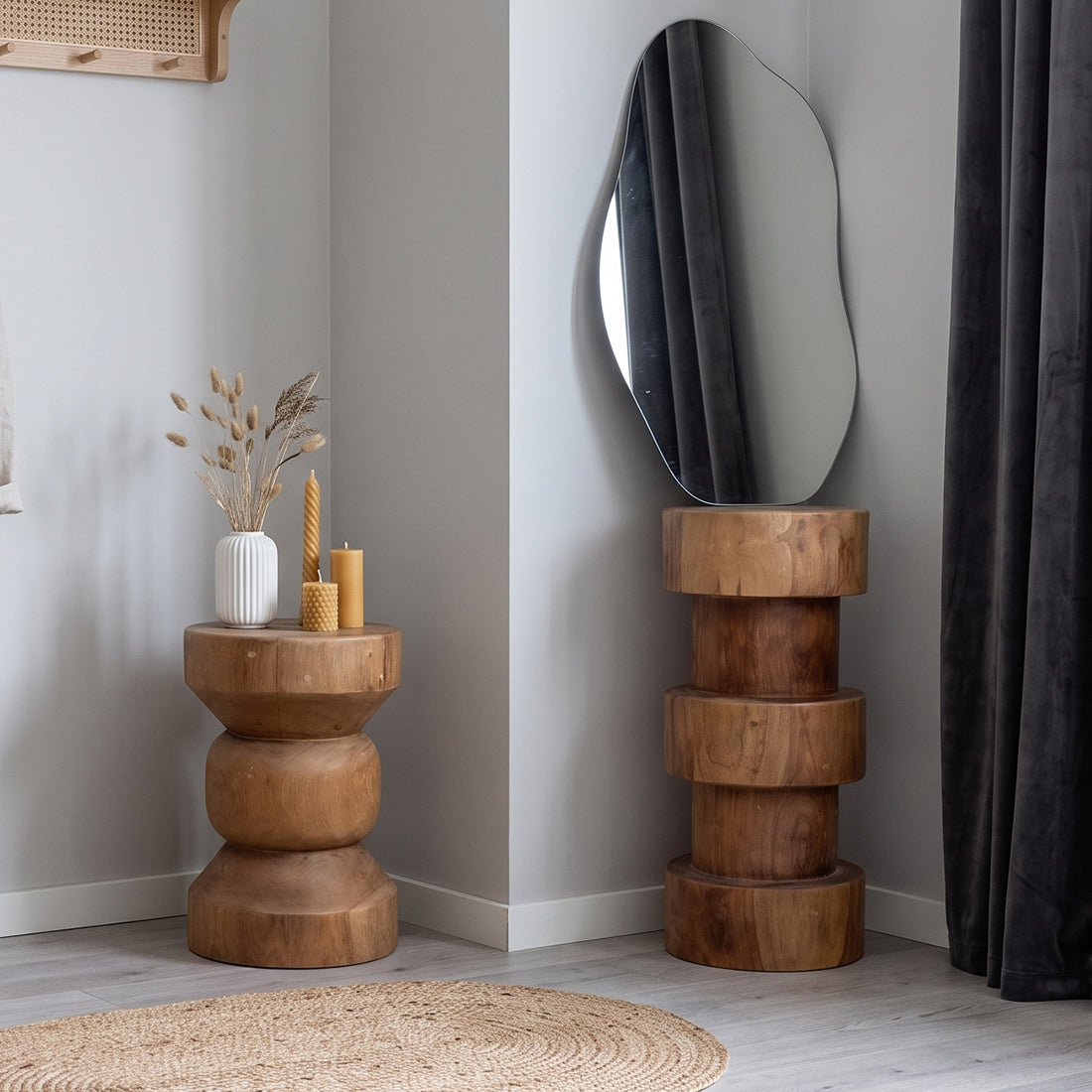 Forma teak bar stool Totoma natural