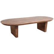 Aurea mango wood coffee table - 140x60x35 cm