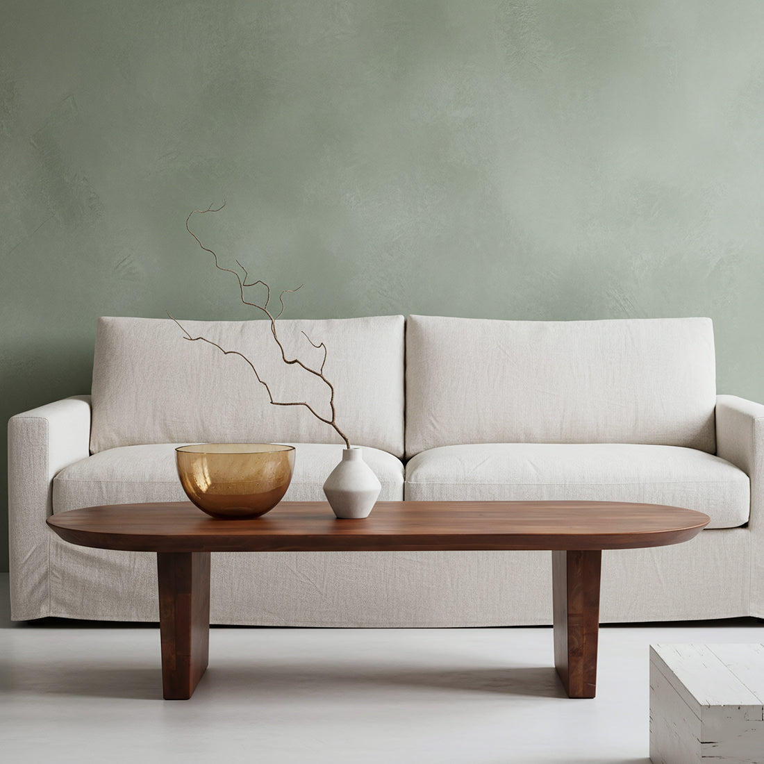 Aurea mango wood coffee table - 140x60x35 cm