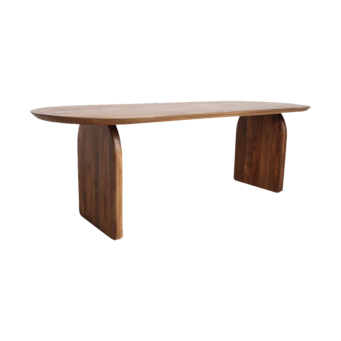 Aurea dining table - brown - 200 cm - closed base