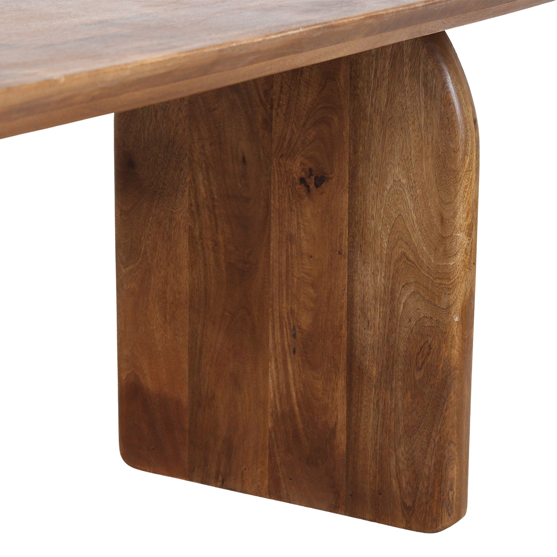 Aurea dining table - brown - 200 cm - closed base
