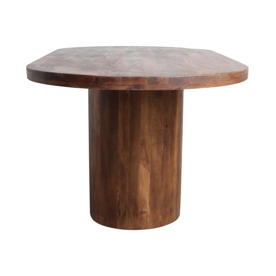 Aurea Oblong mango wood oval dining table - 180 cm