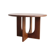 Aurea Coliseo round mango wood dining table - Ø 120 cm