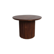 Aurea side table reversed brown Ø 55 cm