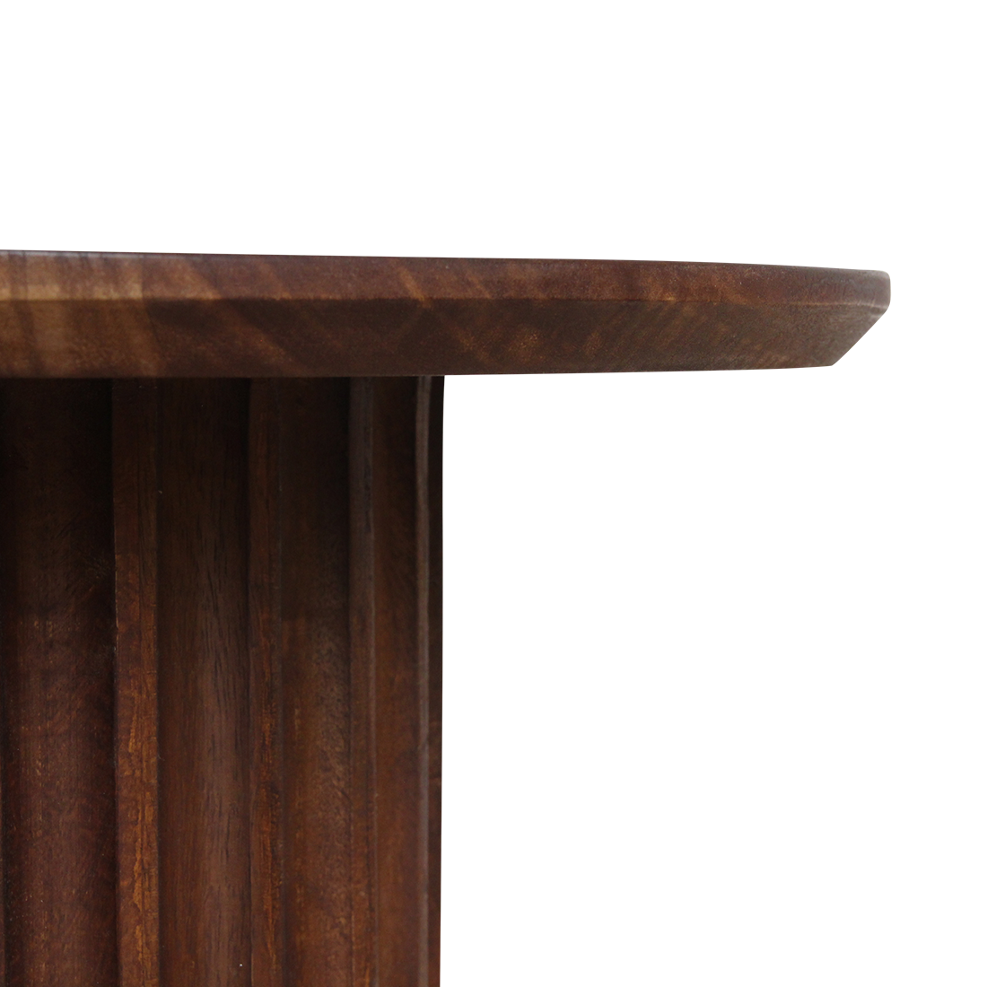 Aurea side table reversed brown Ø 55 cm
