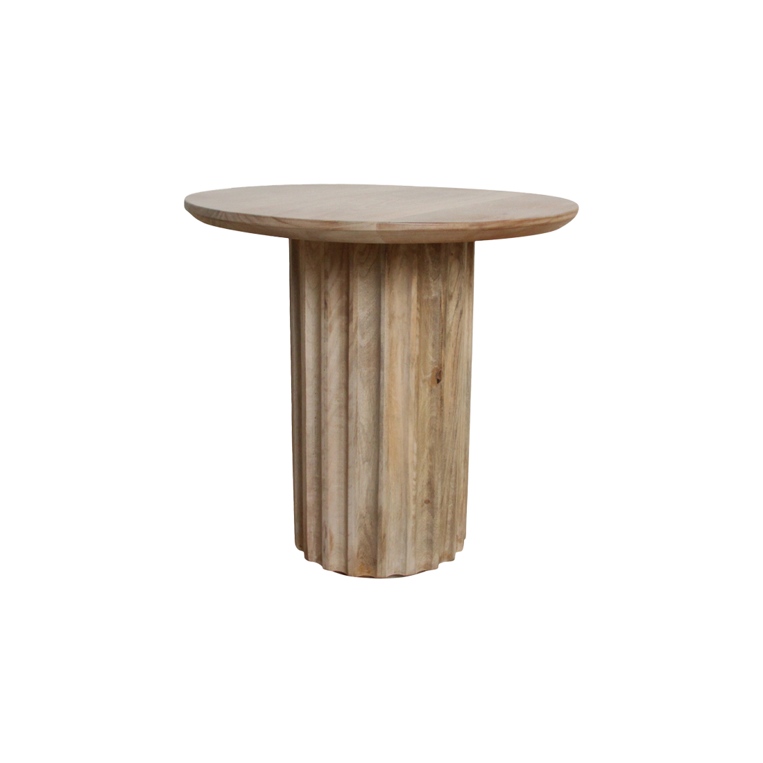 Aurea side table reversed natural Ø 50 cm