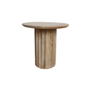 Aurea side table reversed natural Ø 50 cm