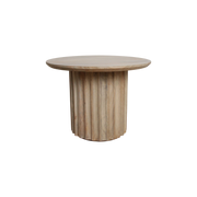 Aurea side table reversed natural Ø 55 cm