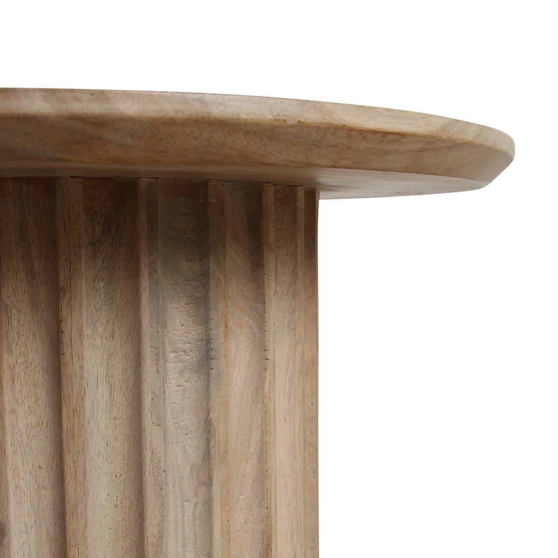 Aurea side table reversed natural Ø 55 cm