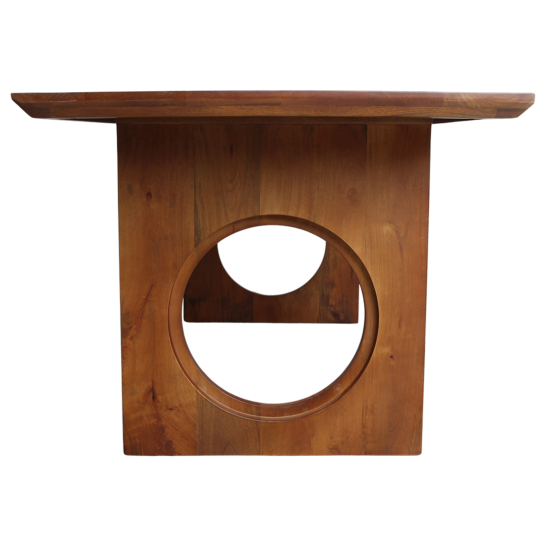 Aurea Chamfered Loop mango wood dining table - 240 cm
