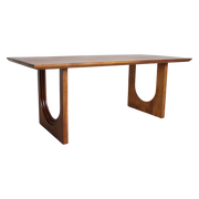 Aurea Chamfered Arch mango wood dining table - 240 cm