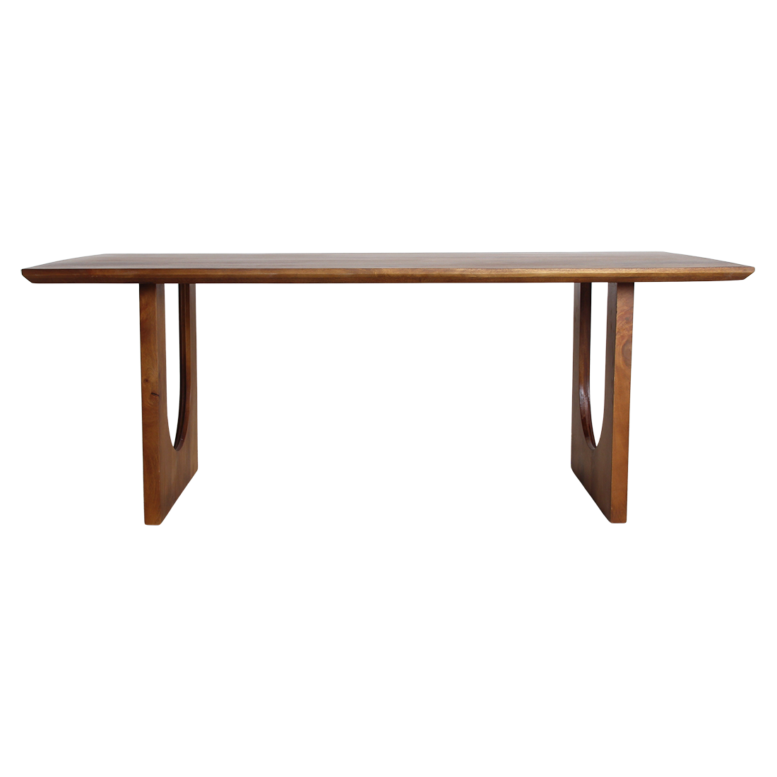 Aurea Chamfered Arch mango wood dining table - 240 cm