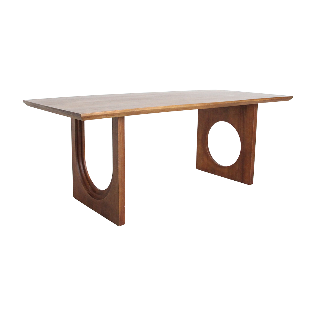 Aurea Chamfered Mix mango wood dining table - 240 cm