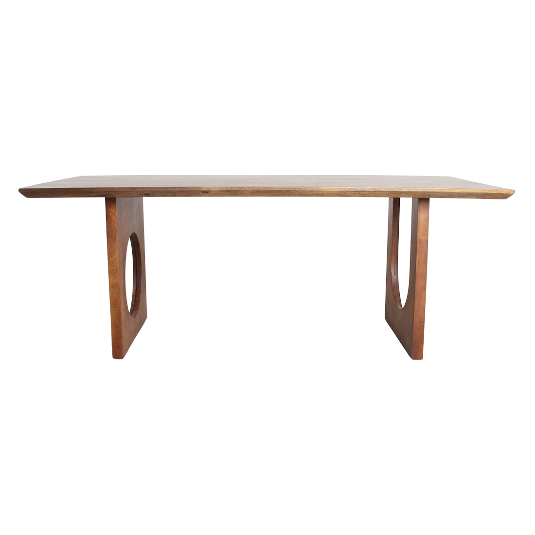Aurea Chamfered Mix mango wood dining table - 240 cm