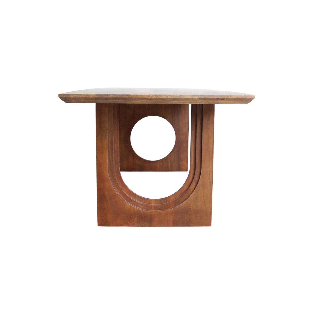 Aurea Chamfered Mix mango wood dining table - 240 cm