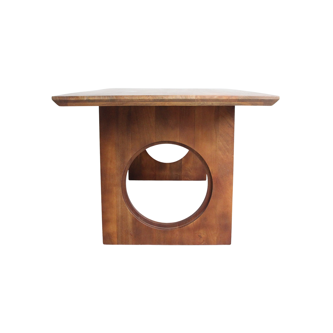 Aurea Chamfered Mix mango wood dining table - 240 cm
