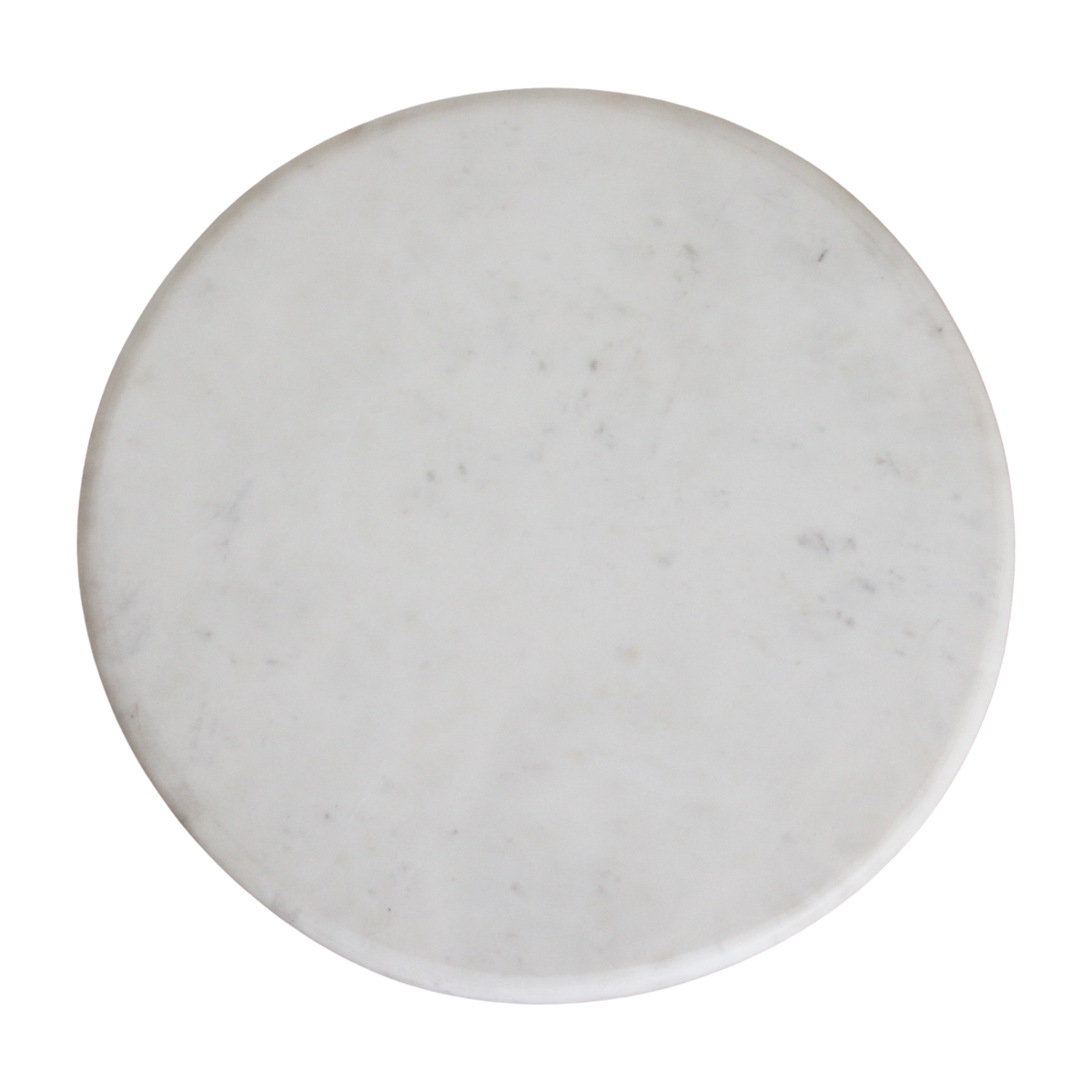 Kuching marble side table - white