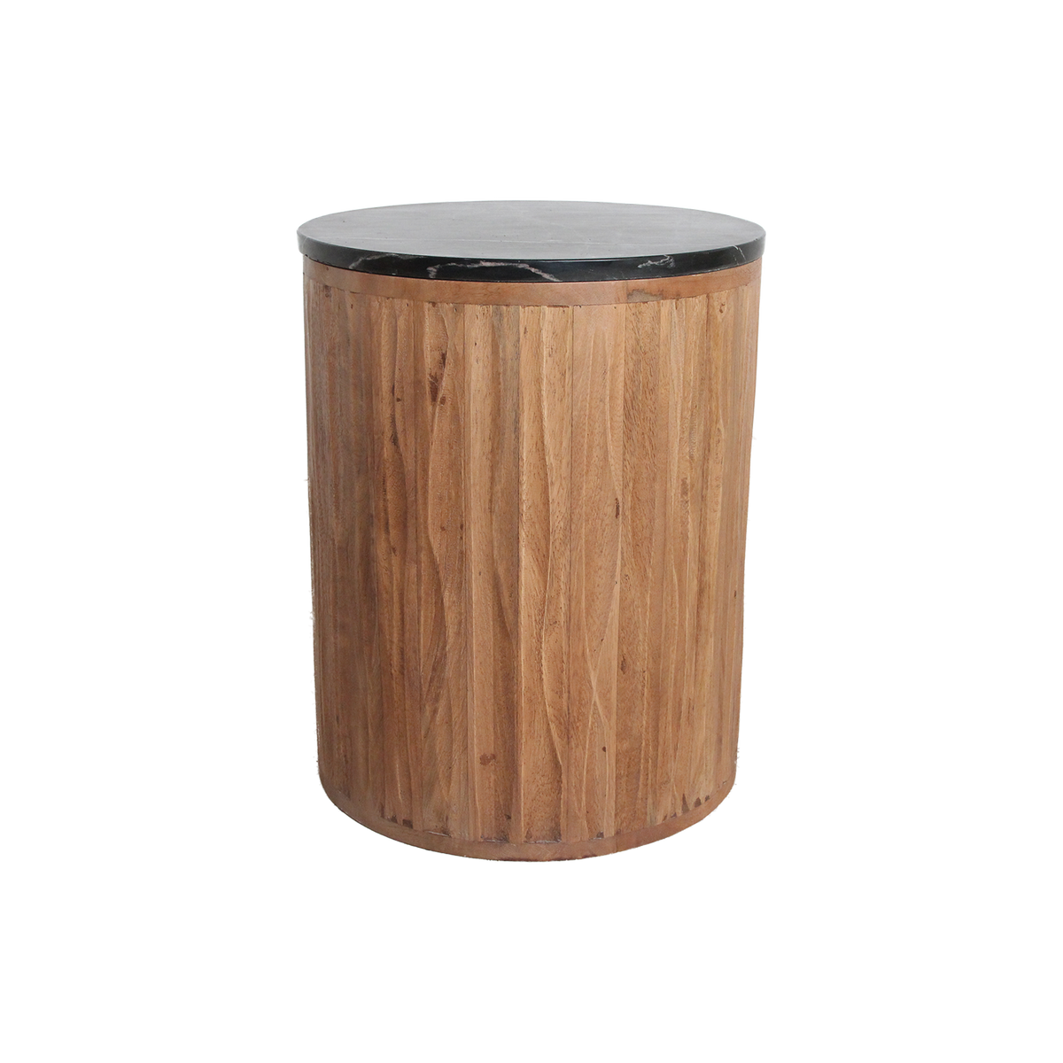 Langkawi marble side table - black