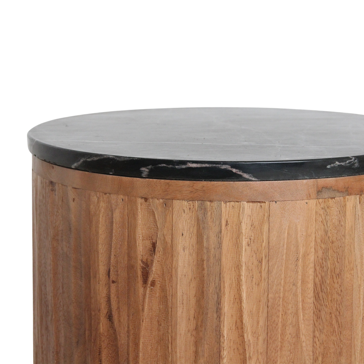 Langkawi marble side table - black