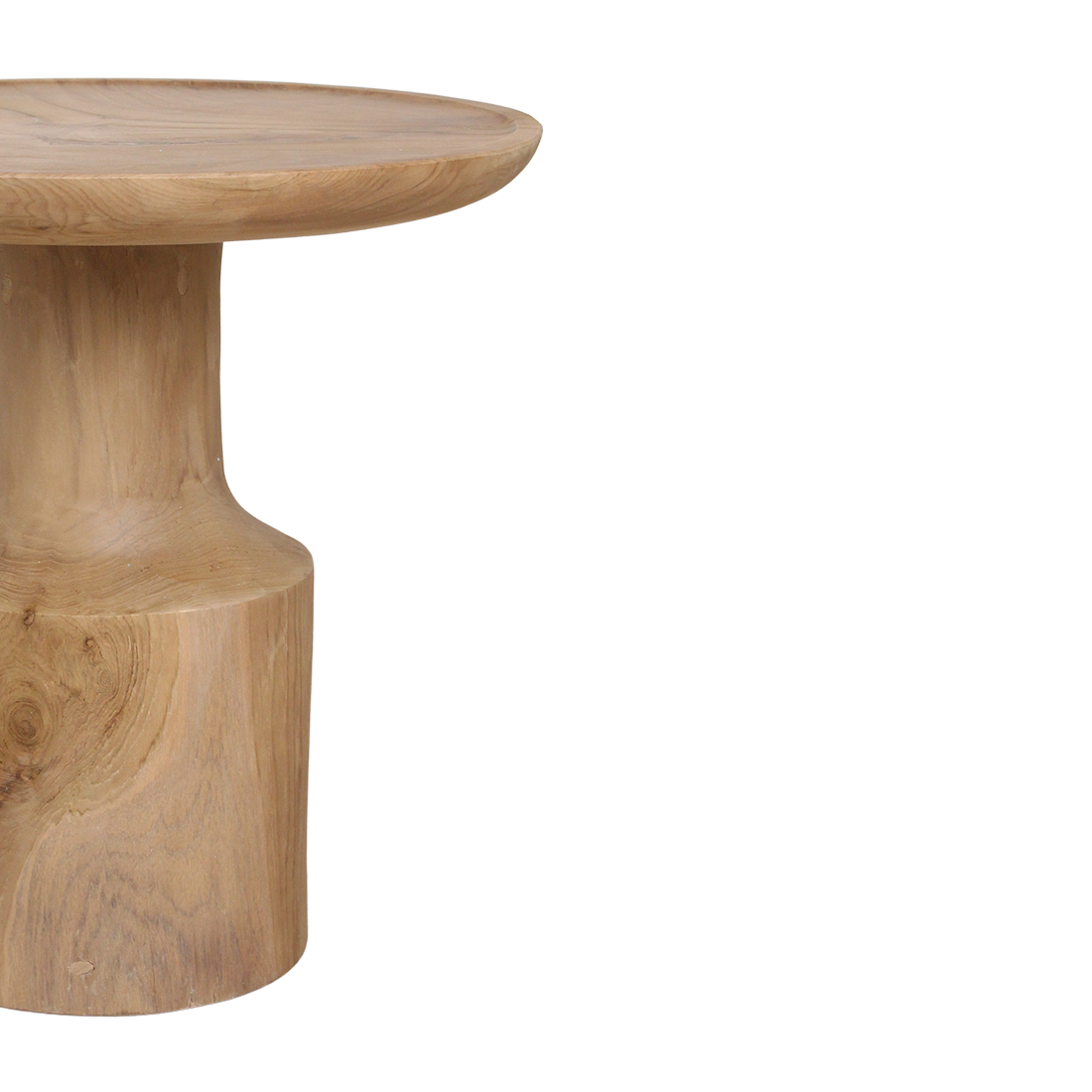 Mori teakwood side table Day - natural teak
