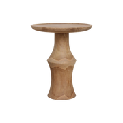 Mori teak side table Dawn - natural teak