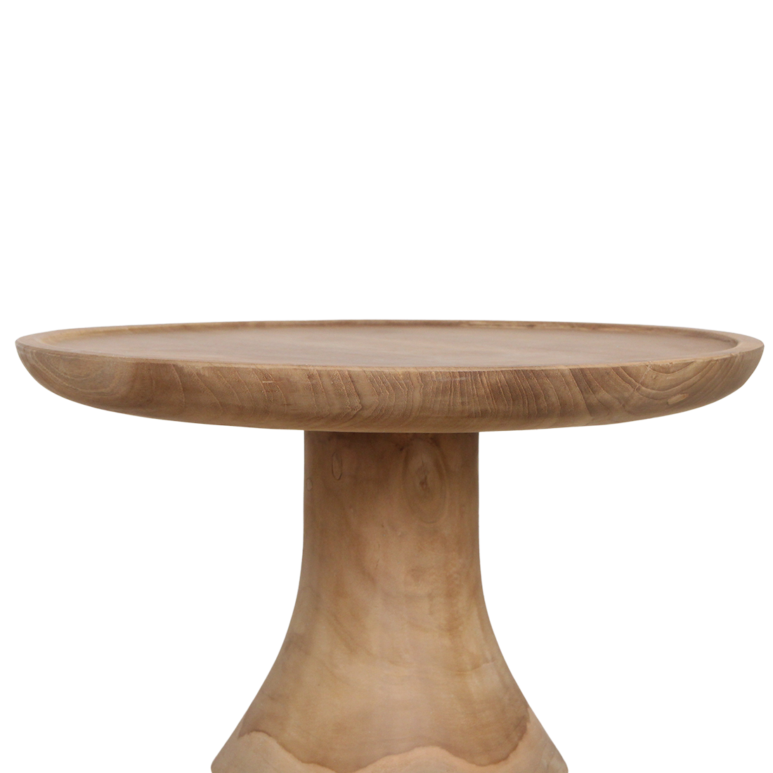 Mori teak side table Dawn - natural teak
