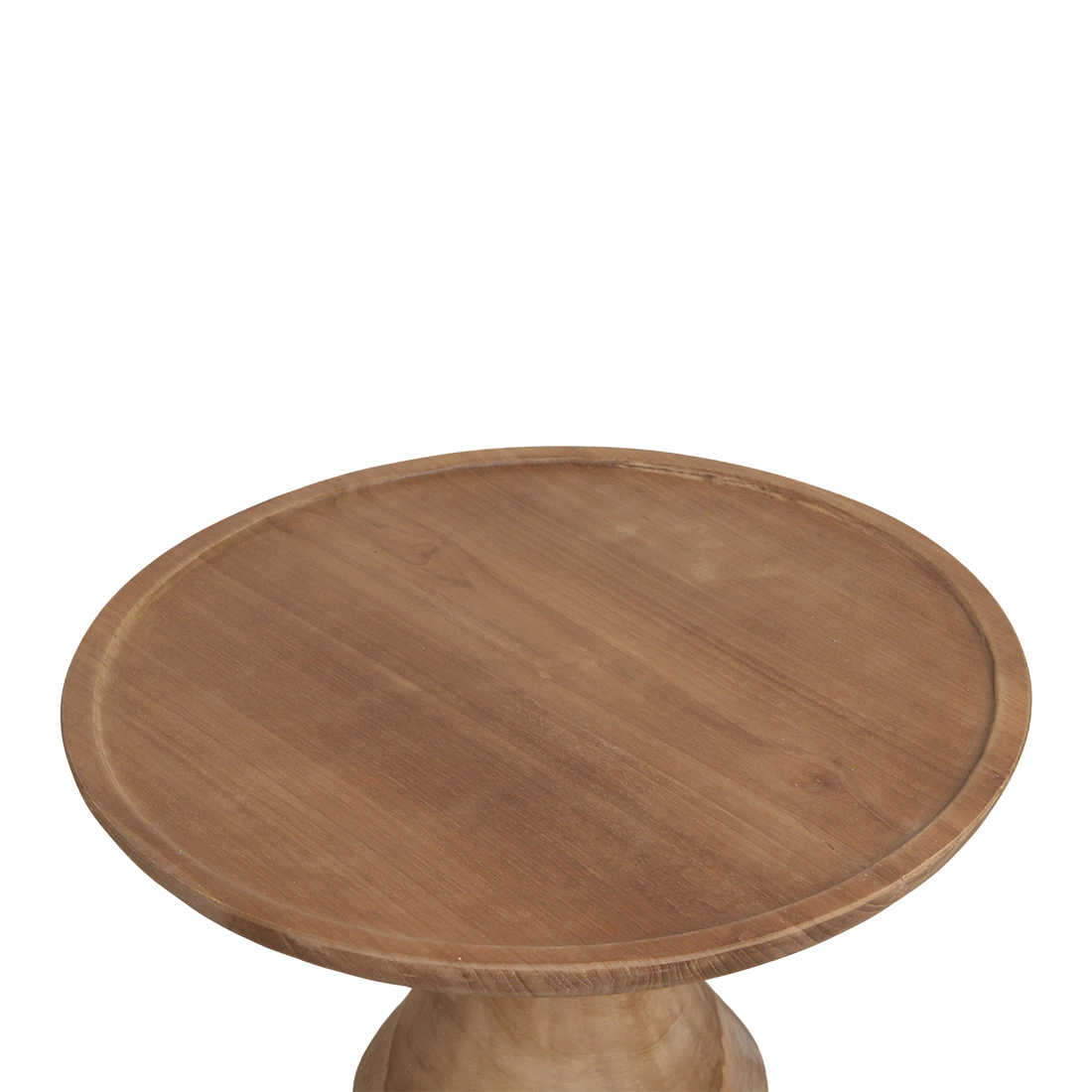 Mori teak side table Dawn - natural teak