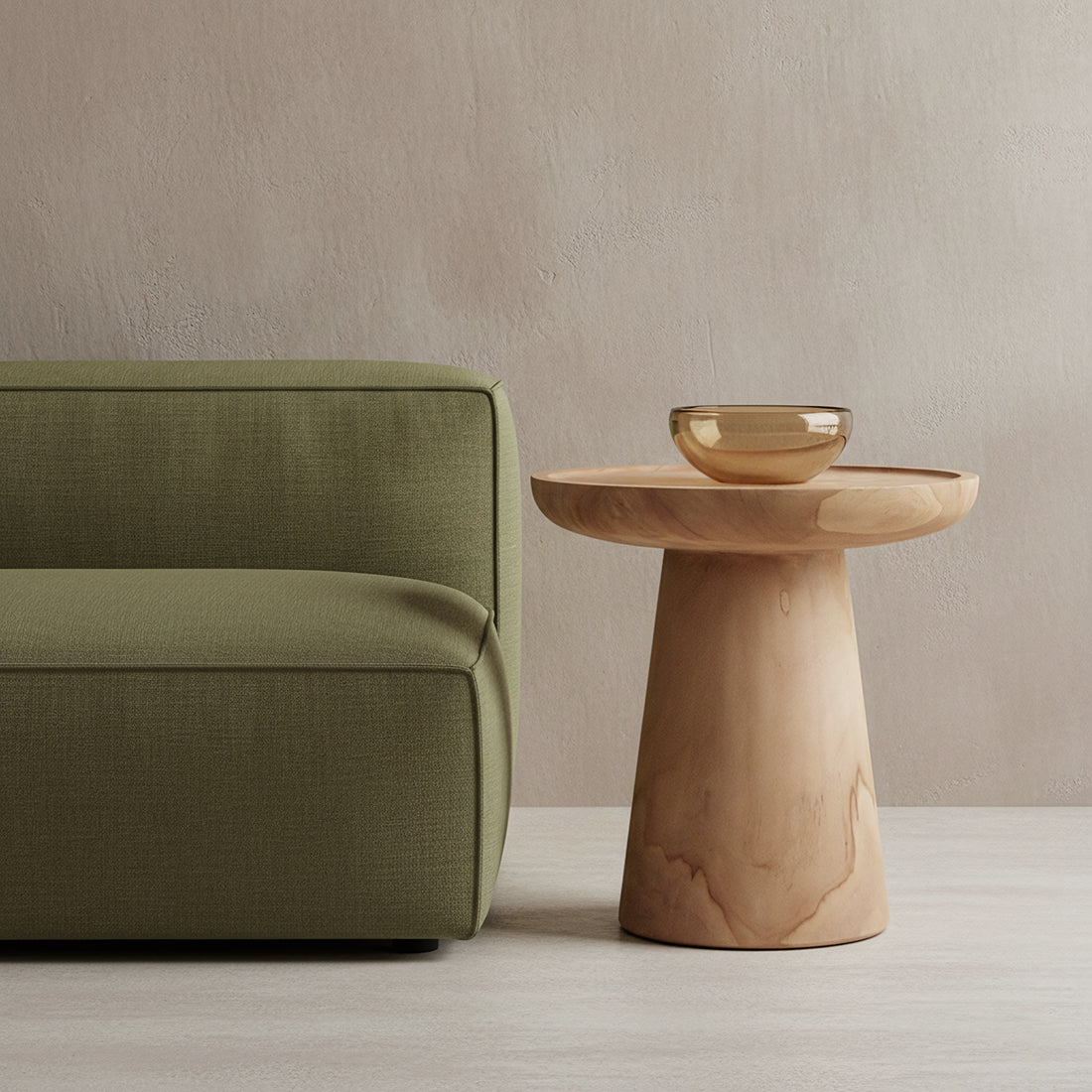 Mori teak side table Ray